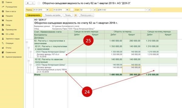 Операционная система в рамках программного комплекса 1С.